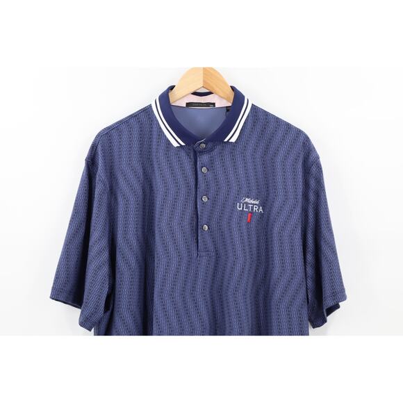 Greyson Men's Michelob Ultra Tala Golf Polo Shirt Performance Sz XXL NWT - Picture 2 of 6